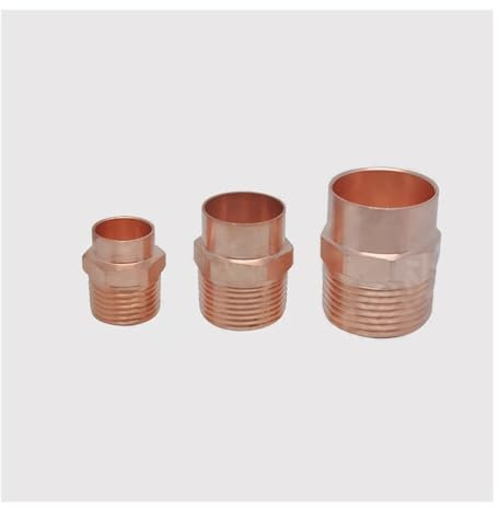 1/4 1/2 3/4 1 NPT Male x 5/8 7/8 9/8 ID Solder Socket Cup Copper End Feed Connector Coupler Plumbing Pipe Fitting Adapter MAYAIYIN(1/2)