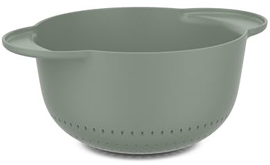 Mepal - Colador Chef it - Fácil drenaje - Base antideslizante para un mejor agarre - Apto para lavavajillas - Colador de cocina - 3000 ml - Nordic sage