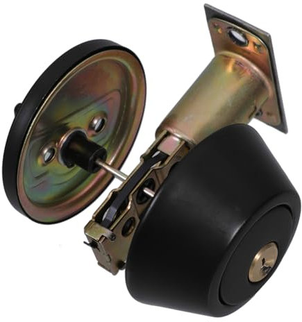 Hoement Locking Auxiliary Lock Dead Bolt Locks for Interior Doors for Home and Commercial Use Door Thickness