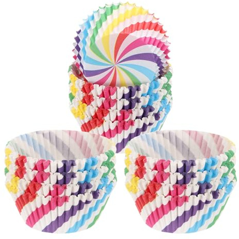 sourcing map Lot de 300 doublures à cupcakes de taille standard pour muffins en papier sulfurisé pour fête, mariage, moulin à vent