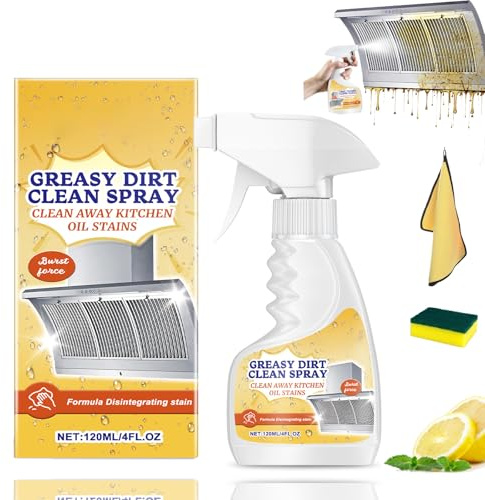 Rotateepic - Limpiador de espuma multifuncional para cocina, limpiador de horno Pro Foam 2026, spray limpiador de cocina, limpieza de vinagre blanco para horno, hogar, estufa, cocina y más (1 unidad)