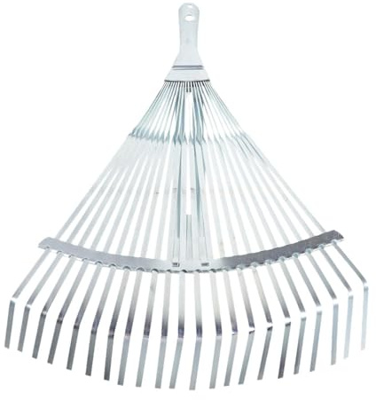 Aymzbd Rake de Césped de Rastrillo de Hojas de Jardín para La Limpieza del Jardín Recolectando Hojas Y Hierba