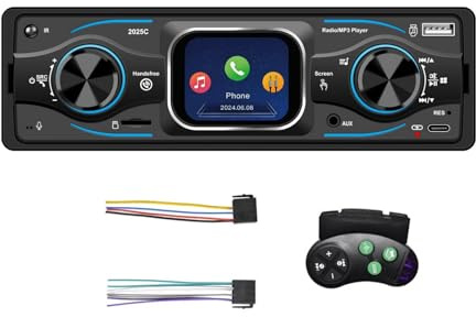 Multifunzione DAB+ MP3 autoradio radio, ricevitore radio FM per unità principale Bluetooth FM/USB/AUX/TF