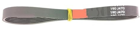 Cinghie Trasmissione 190 J470 5 6 7 8 9 Nervature 2 Pezzi Cinghie Trasmissione Scanalatura Multipla Cinghia Motore(9ribs)