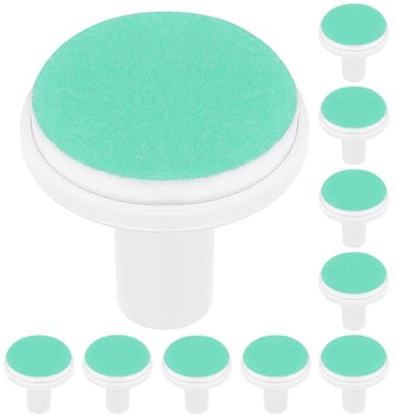 WRITWAA 10pcs Coussinets pour Coupe-ongles de Bébé en Plastique Vert, Lime à Ongles Portable et Sûre pour -nés et Tout-petits, Accessoires de Remplacement pour Entretien des Ongles