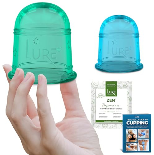 Cellulite Cup Set di terapia coppettazione – Silicone Anti Cellulite Vuoto Massaggio Tazze Per Lisciare Fascia Rigida e Tono Pelle
