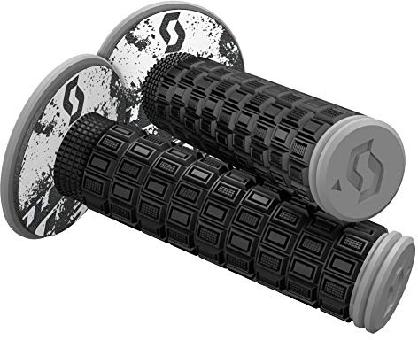 SCOTT 269305-1001 Mellow + Donut Motocross Grips, Black/Grey
