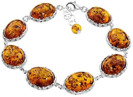 Armband - Clara - Silber 925/000 - Bernstein