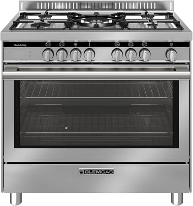 Cucina a Gas con Forno Elettrico Multifuzione, N° 5 Fuochi