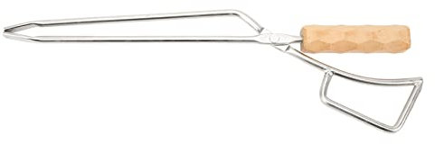 LANTRO JS Pince universelle pour bois de chauffage - Longue pince à bois de chauffage - Pince universelle pour feux de camp et cheminées, pinces à bois de chauffage pour barbecues