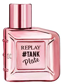 Replay #Tank Plate For Woman Eau De Toilette - Süßer und umhüllender Damenduft mit verführerischem und magnetischem Charakter, olfaktorischer Duft Chypre-Floreale. Flasche mit 30 ml