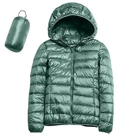 Femmes Chaud Imperméable Léger Veste Avec Capuche Coupe-Vent Manteau D'hiver Avec Isolation Recyclée Hiver Mince Court Avec Capuche Chaud Blanc Duvet De Canard Imperméabilisant Spray Vêtements De Ski,