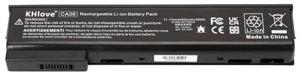 KHlove CA06 CA06XL Laptop Batterie pour HP ProBook 640 G0 645 G0 650 G1 655 G0 640 G1 645 G1 650 G1 655 G1 718677-421 718678-421 718754-001 718755-001 718756-001 HSTNN-LB4Y HSTNN-LB4Z HSTNN-LP4Z DB4Y