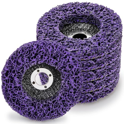Elsjoy 6 Pack Strip Discs Stripping Wheel for Angle Grinder, 100mm 4inch Rust Remover Wheel Grinder Paint Stripping Wheel, Paint Removal Disc, Clean and Remove Scaling and Oxidation