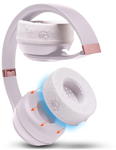 WC SweatZ Beats Solo - Patented Sweat Covers for Beats Solo 4, 3 & 2 | Made by Wicked Cushions | Made with Premium Silicone, Sweatproof, Washable & Preserves Comfort | Cloud Pink