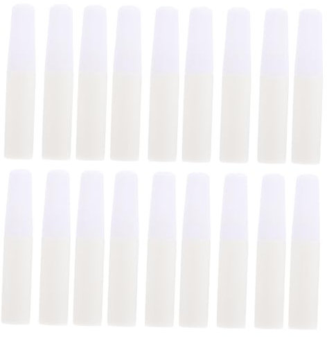 PLAFOPE Weißer Wasserlöslicher Selbstgemacht Kleber Multifunktionaler Bastelkleber aus Kunststoff 50 Stück 6ml Flasche für Professionellen und Privaten Gebrauch