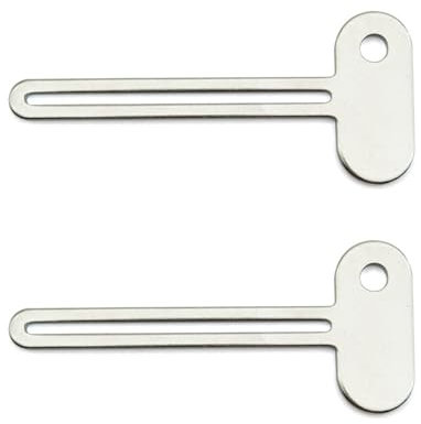 YiNLuax Lot de 2 presse-tubes presseurs pour dentifrice, tube fin pour la forme de clé pour crème pour les mains, nettoyant pour le visage, mayonnaise, dentifrice manuel