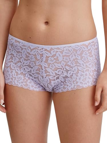 Calida Natural Comfort Lace Panty Donna Regular Cut, con Pizzo Elastico, Orchid Petal, 40-42