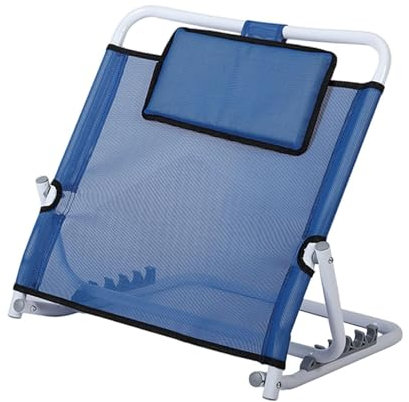 Pitycbo Bed Rückenlehne Rückenlehre für ältere Faltbare tragbare verstellbare Multifunktionsstuhlkissen mit Kopfkissenboden Strandstuhl