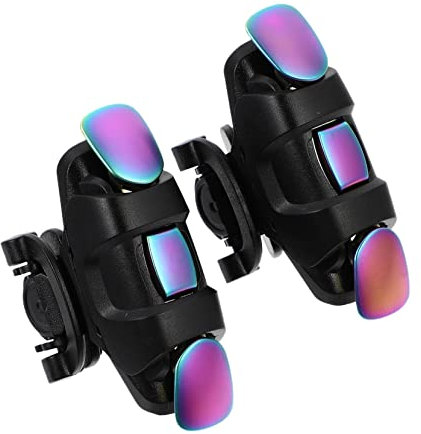 Homoyoyo Disparador del Controlador De Juego Compacto Portátil para Jugadores, Gatillo De Juego Robusto, Material Metálico, Diseño para Mando Negro