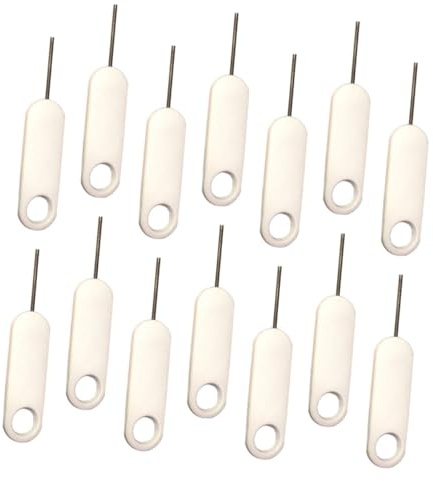 AUTSUPPL 20Pcs Sim Card Removal Needles Metal Ejector Pins for Smartphones Sim Tray Opener Removers for Easy Card Extraction