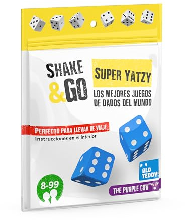 Old Teddys/The Purple Cow 6130 Shake & Go Super Yatzy, Reiswürfel-Spiel, über 8 Jahre