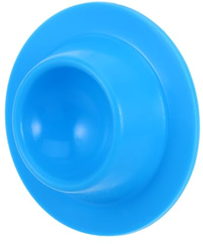 SEWACC Huevera de Silicona Azul Resistente al Calor para Huevos Pasados por Agua Soporte Anticaídas para Almacenamiento en Cocina Bandeja Organizadora para Huevos Frescos y Cocidos
