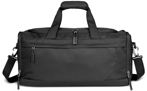 bugatti Mare Basic Reisetasche, schwarz | leichte Handgepäck-Tasche, mittelgroß, Duffel Bag