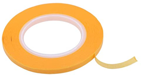 Hellery Papier Masking Tape Roll, 18 Meter / 19,7 Yards, DIY Zubehör für Die Modellierung von, Airbrush Malerei, Dekoration, 4 mm