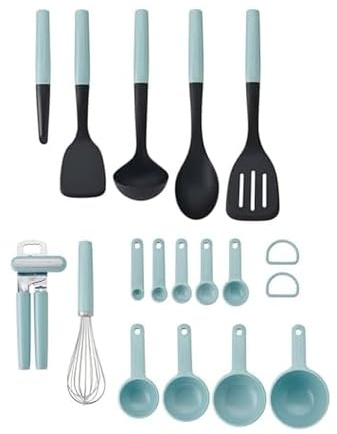 KitchenAid Universal Tool and Gadget Set, 16 Piece, Mineral Water