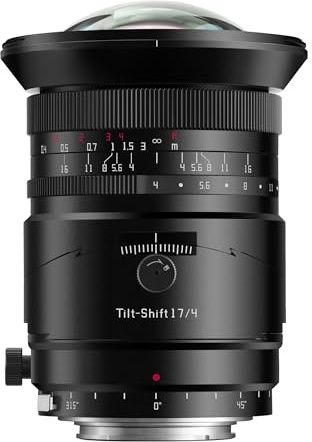 TTARTISAN Tilt-Shift 17mm F4 ASPH. Obiettivo per fotocamera Full Frame Ultra Wide Angle Messa a fuoco manuale (per Sony E)