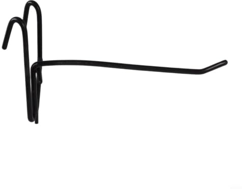 Bordfly 10 Stück Gitterwand-Haken, Metall(Black 15cm, 10 pcs)