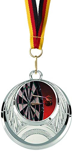 Verlag Reiner Kullack 10er-Set Medaillen »Darts«, mit 25 mm Sportfoto-Emblem (Folie, bunt)