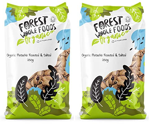 Forest Whole Foods - Organic Pistachios (Roasted and Salted in Shell) (500g)