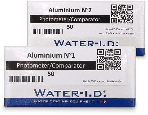 Pool Reagenz-Set - Messung von Aluminium im Poolwasser - Für PoolLab 2.0 & PrimeLab - Nicht für manuelle Schütteltester! - Made in Germany