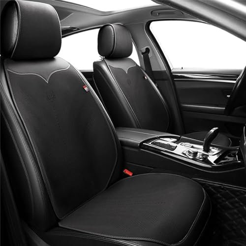 RWRAPS Vordersitzschutz für Autositz, verstellbar, faltbar, für Autofahrer, professionelles Komfort-Sitzkissen, Autostuhl, Geschenk, Herren, 1er-Pack, MysteriousBlack, Schwarz