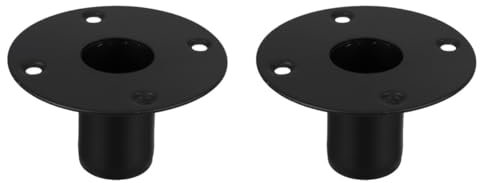 Gatuida 2pezzi Supporto Per Altoparlanti Ferro Base Stabile Per Fissaggio Design Pratico E Resistente Compatibile Con Stand Per Casse Acustiche