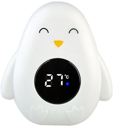 Temperaturtester für Babys – Bad mit Wasserzähler, digitaler schwimmender Temperaturtester für das Wasser | Temperaturtester mit Sicherheits-LED-Display, g