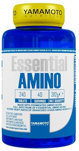 Yamamotò Essential Amino 240 compresse (336 gr) - aminoacidi essenziali 100% fermentazione vegetale