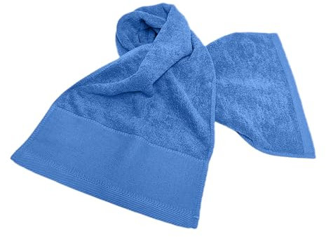 JISADER Yoga-Handtuch, Trainingshandtuch, weiches Reisehandtuch, Sporthandtuch, schnell trocknendes Handtuch für Pilates, Heim-Fitnessstudio, Camping, Blau