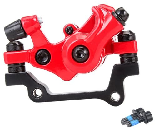 Étriers de frein à disque mécanique pour vélo - Frein à disque arrière universel en alliage d'aluminium noir - Pour extérieur - Frein à disque mécanique - Étrier arrière F180 R160