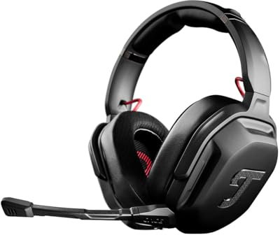 Teufel CAGE PRO Wireless Gaming Headset Kabellos Bluetooth mit integrierte Mikrofon, Akkulaufzeit 68 Std, 7.1 Virtual Surround Sound DTS X V2, USB, für PC, PS5, Xbox, Handy - schwarz