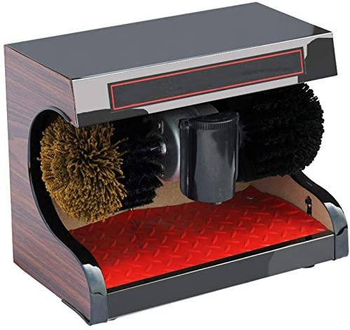 FBJAMZ Cireuse de Chaussures à Induction Automatique, cireuse de Chaussures en Cuir multifonctionnelle entièrement Automatique, pour la Maison ou l'hôtel Commercial (A1)
