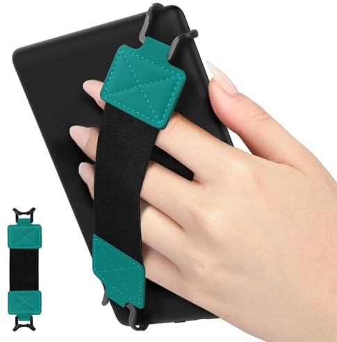 MoKo Dragonne de Sécurité pour 6-8 Kindle eReaders Fire Tablet - Kobo/Voyaga/Sony Kindle E-Book Tablet, Sangle Haute-Élastique Polyvalente Légère Support Antidérapante