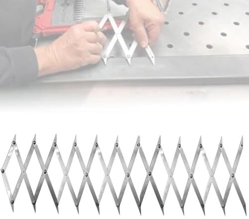 Ucuse 12 Point Center Finder Tool Upgraded-Picket Master Pro Woodworking Measurement Kit With Adjustable Arms For Precise Measurements Woodworking Center Finder Marking Tool Center Point Finder
