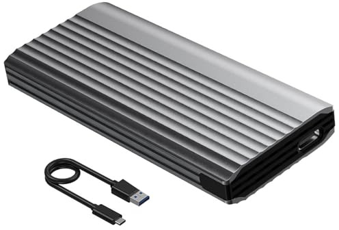 Rebellious Solid States Drives Box NVME Chiave disco USB 3.1 Gen 2 Non necessita di installazione di attrezzi, dissipazione di calore, bozze di unità esterne