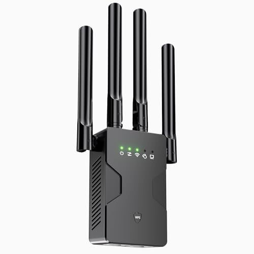 2026 New WiFi Extender Long Range up to 18ksq.ft, 15X Speed Access Point Ethernet Port, Wireless Internet Repeater, Mesh Wi-Fi Repeater Support 99% Devices,1-Tap Setup