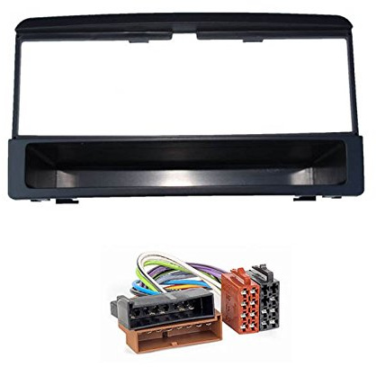 Audioproject A194 - Radioblende Set kompatibel für Ford Focus Mondeo Galaxy Fiesta Cougar - Ablagefach + Radioadapter schwarz