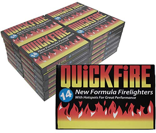 KD & JAY 24 Packs of Quickfire Firelighters Bulk Pack Hotspots (2)