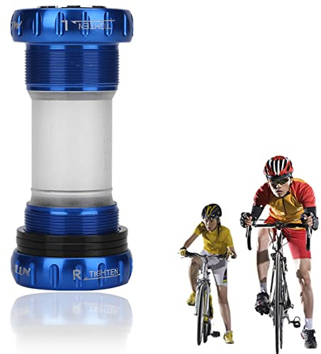 Dioche Movimento Centrale, Montagna Bicicletta Movimento Centrale per Ruote a Catena Cuscinetti guarnitura, Montagna Bici Movimento Centrale, Unisex(Blu)